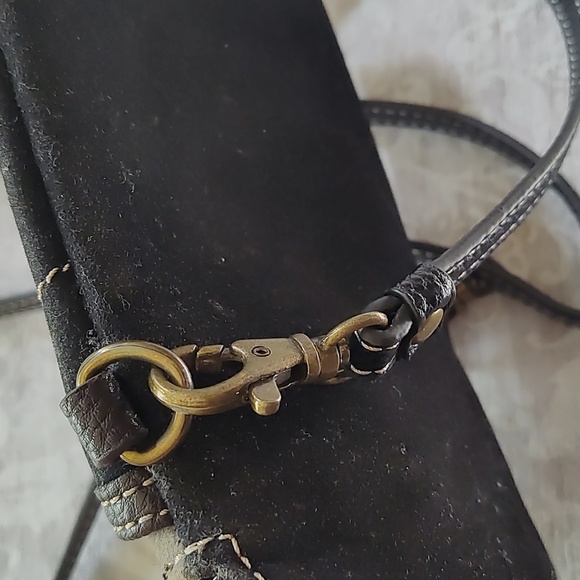 💖 Chala Brown Black Convertible Purse - 3 Ways to Use - Picture 7 of 8